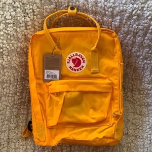 Fjällräven Kånken Backpack in Warm Yellow